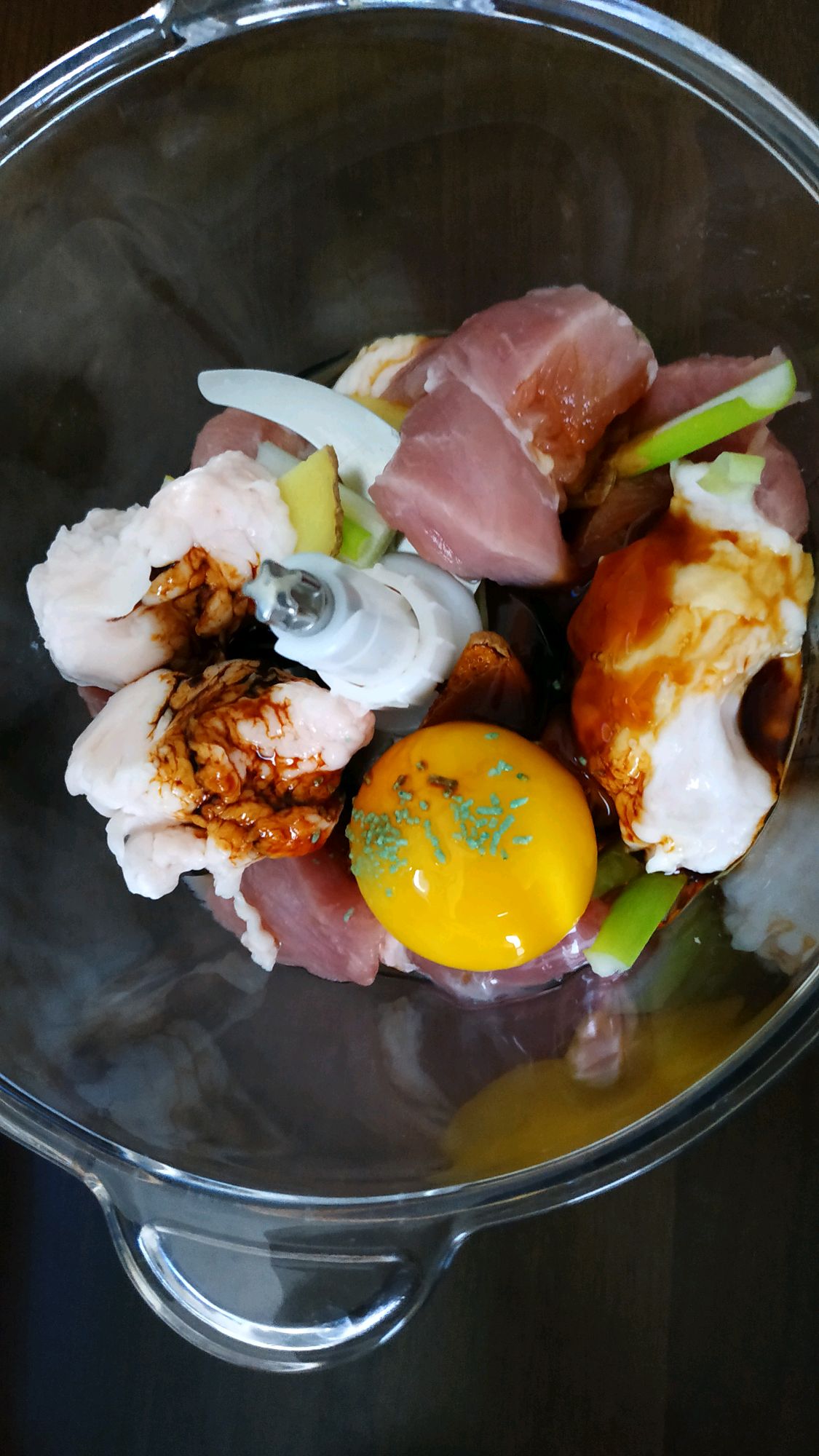 家庭版茄子猪肉饺子