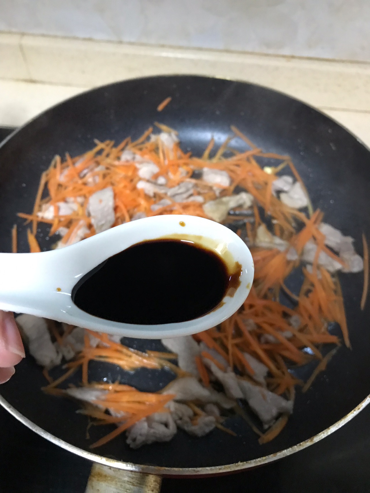 家庭版鲜鸡汁炒面