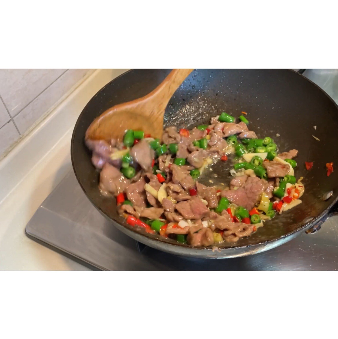 家庭版小炒牛肉