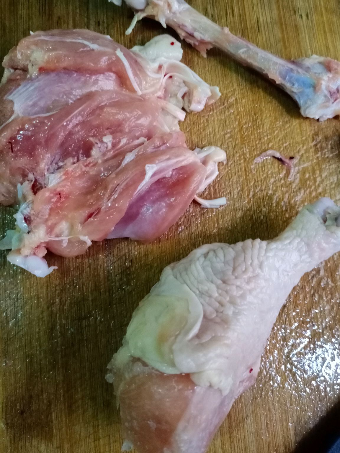 【家庭版】自制美味鸡腿扒晚餐
