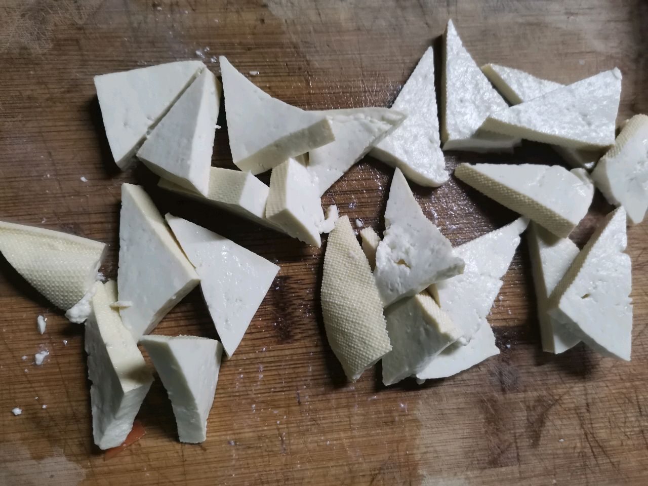 家庭简易版炒豆腐