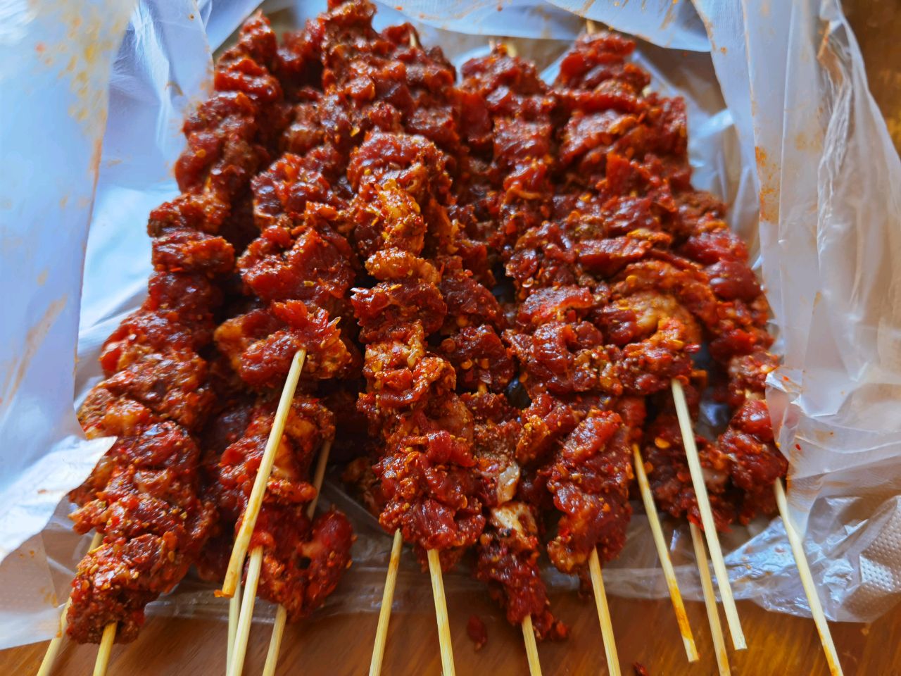 #家庭烤箱版羊肉串#