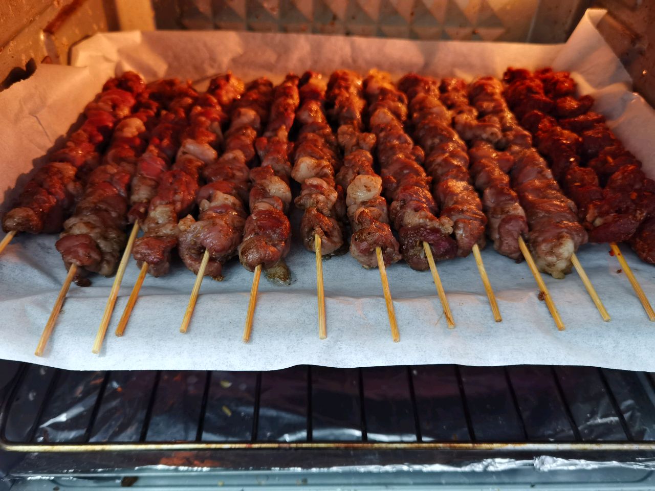 #家庭烤箱版羊肉串#