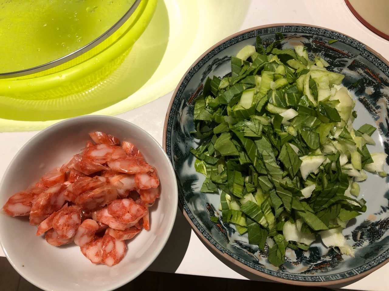 简便又好吃的腊肠菜饭