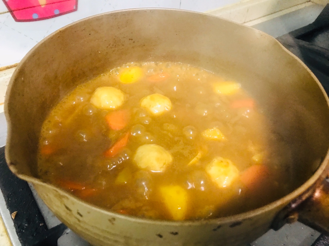 简单版咖喱虾