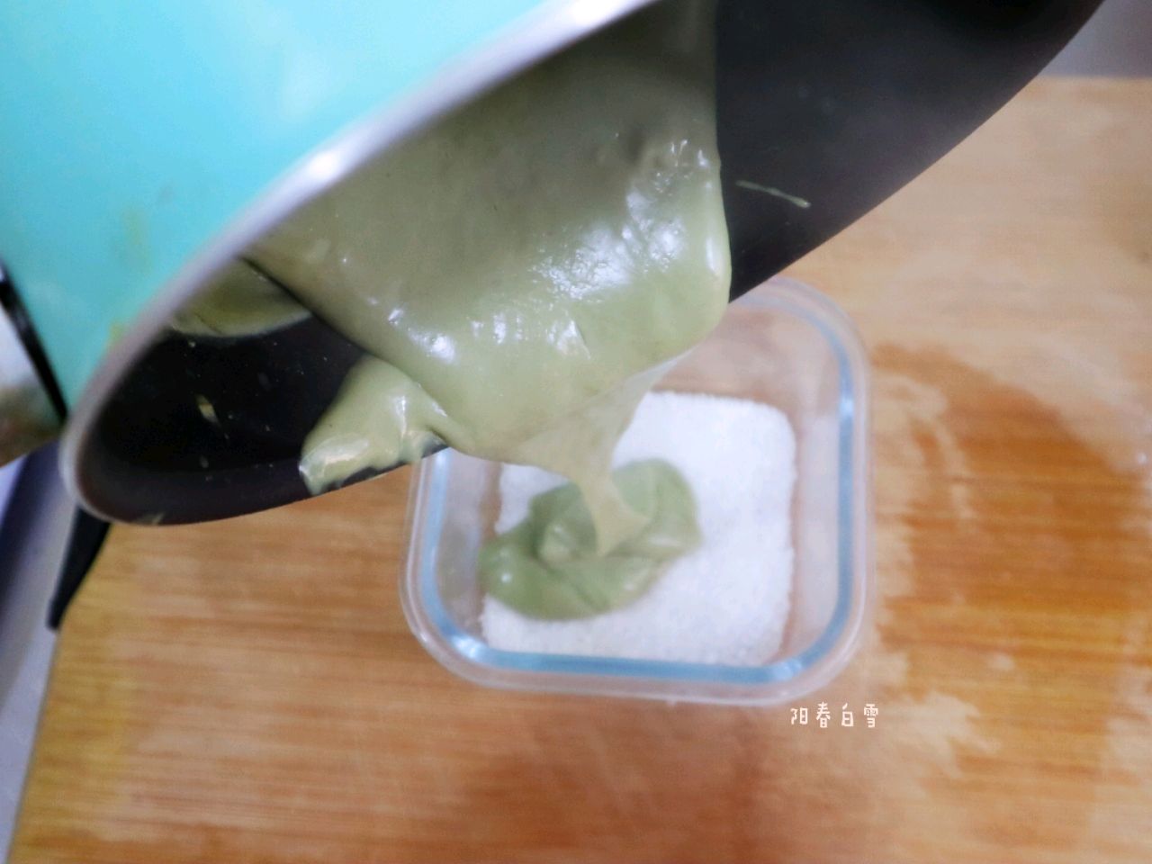 简单版抹茶牛奶小方（无淡奶油）