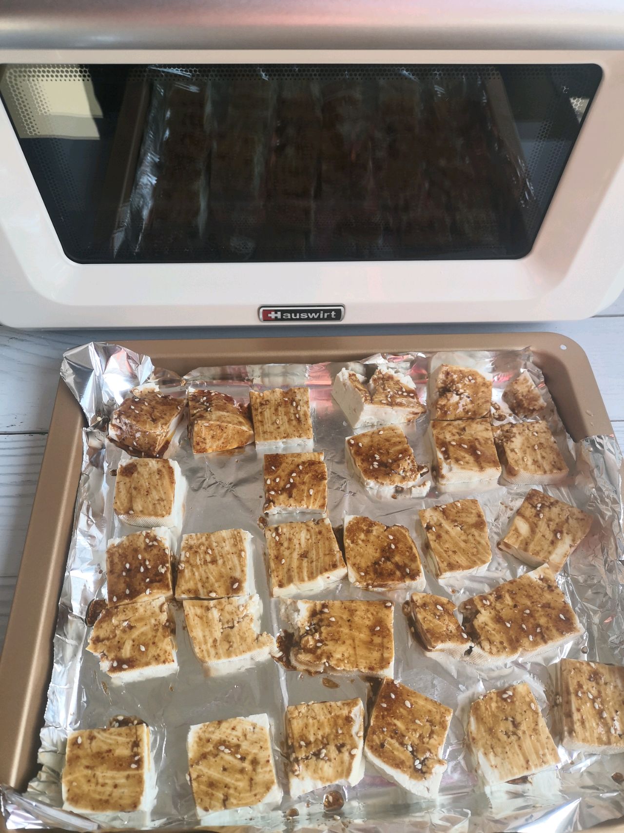 简单好吃的香辣烤豆腐