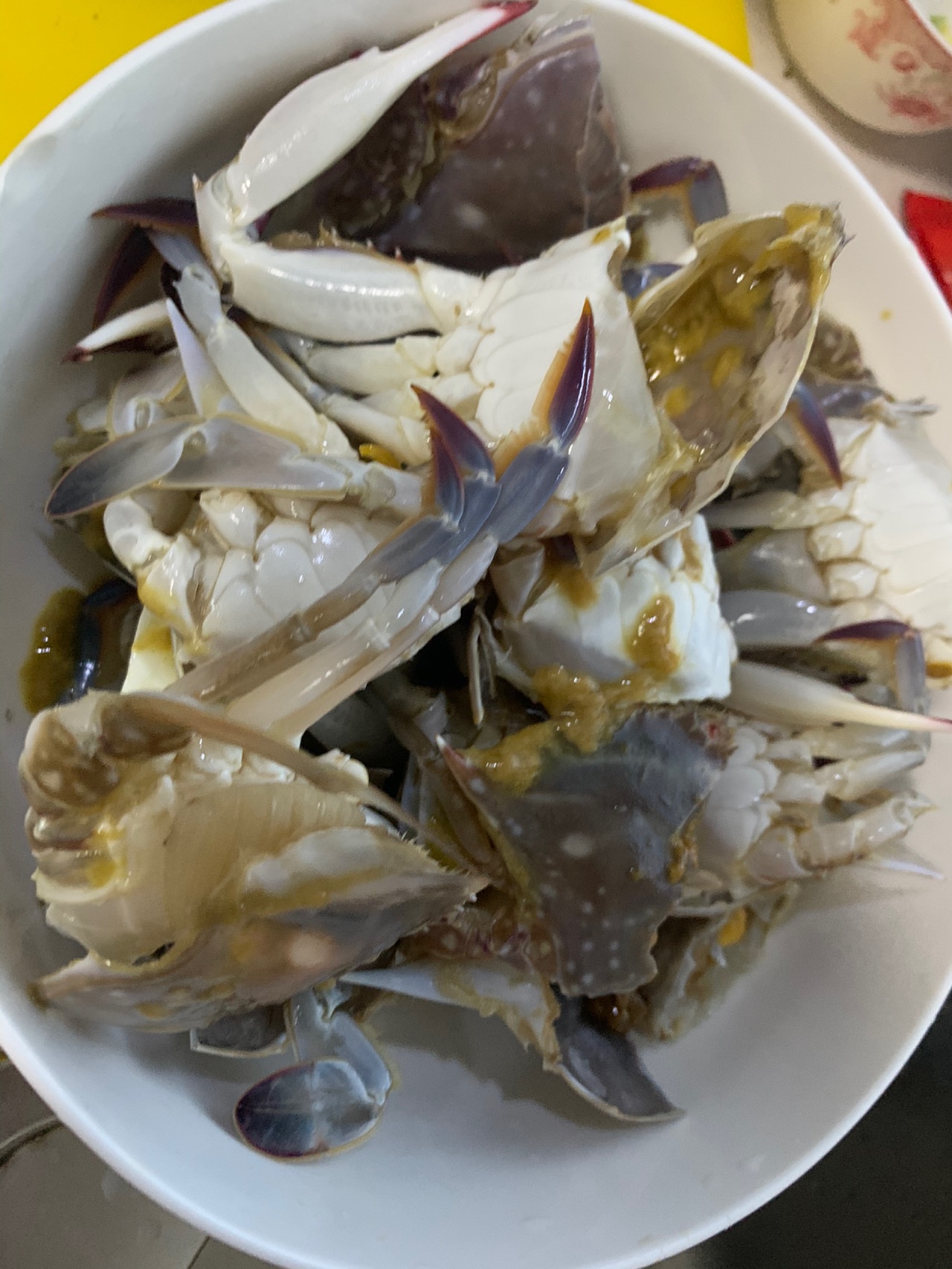 简单好吃酱炒蟹子