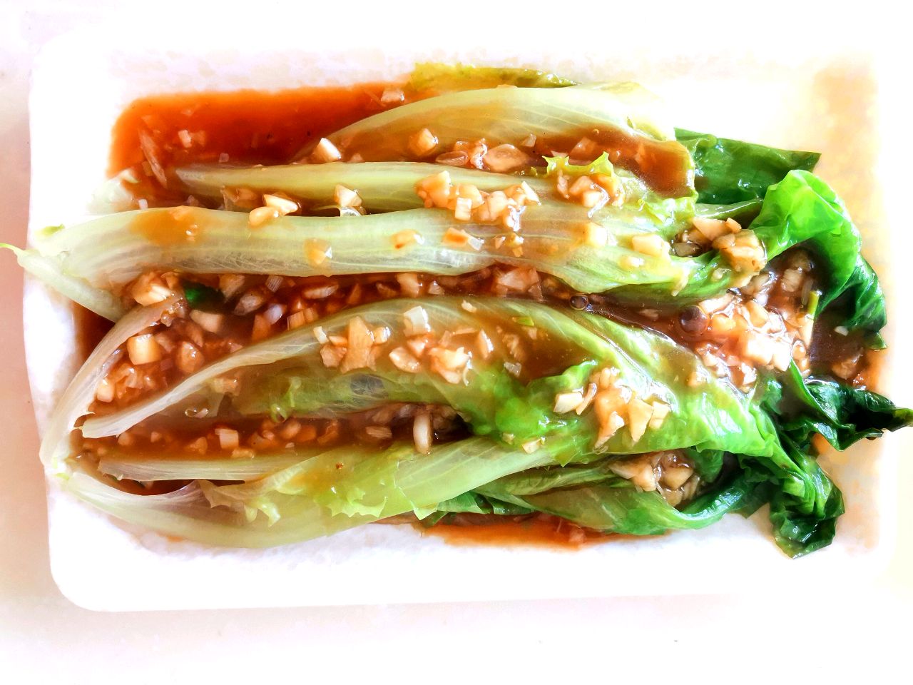 简单快捷蚝油生菜