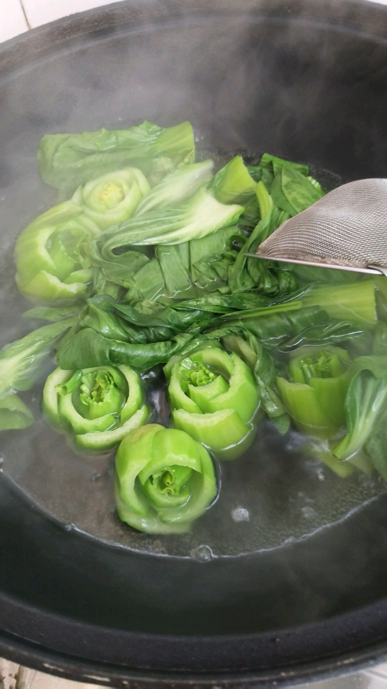 ，简单快手肉末烧油菜
