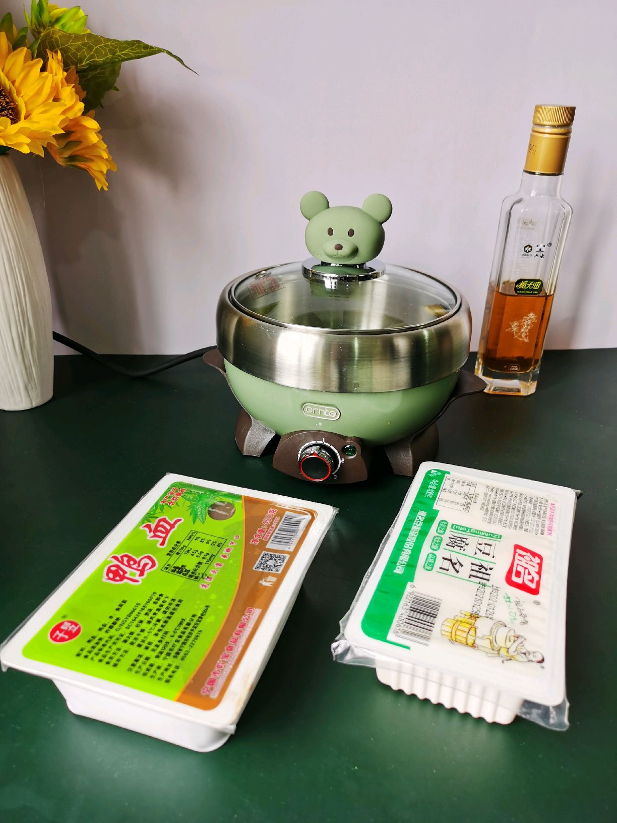简单快手～鲜香滑嫩的鸭血豆腐