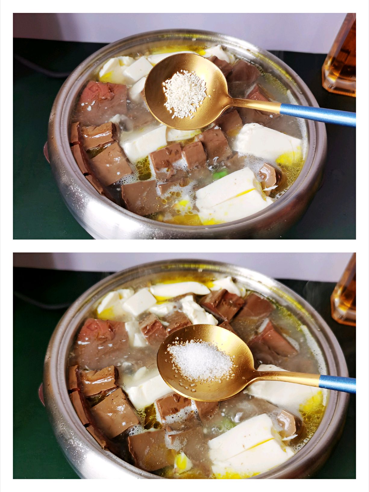 简单快手～鲜香滑嫩的鸭血豆腐