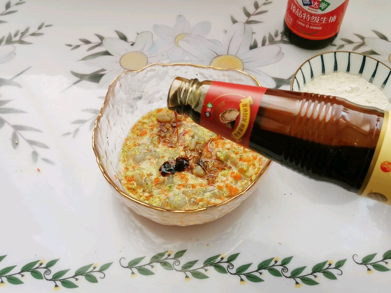 简单快手又美味的虾饼