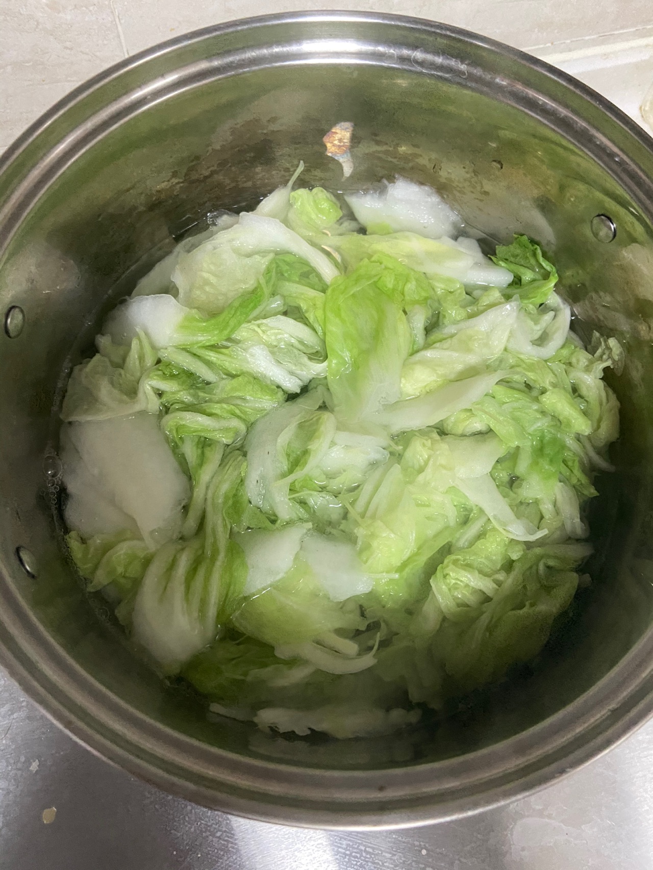 简单美味白菜蘸酱