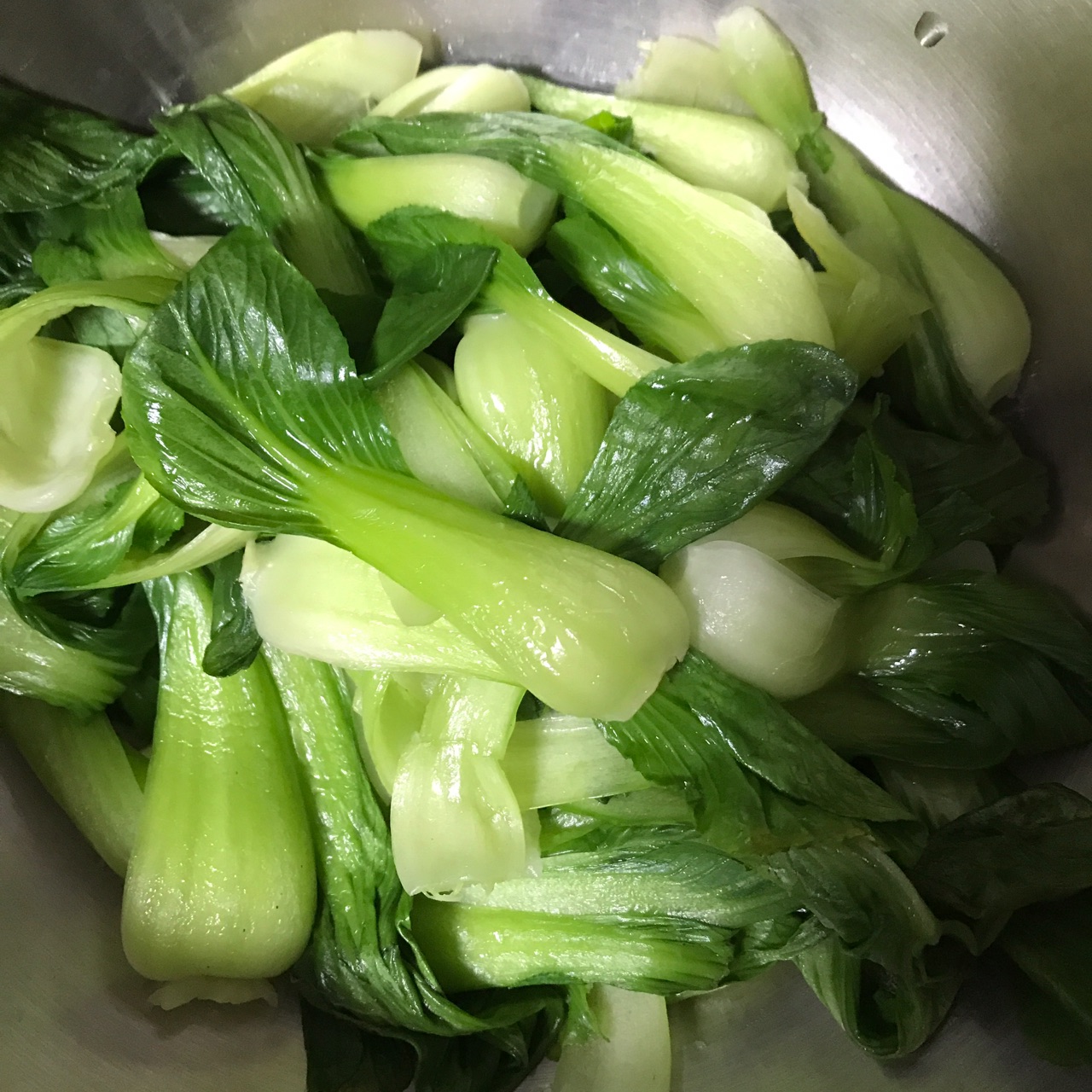 简单美味的香菇油菜