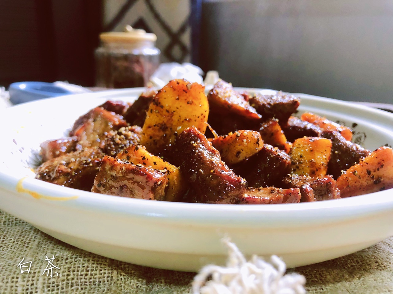 简单美味的杏鲍菇牛肉粒