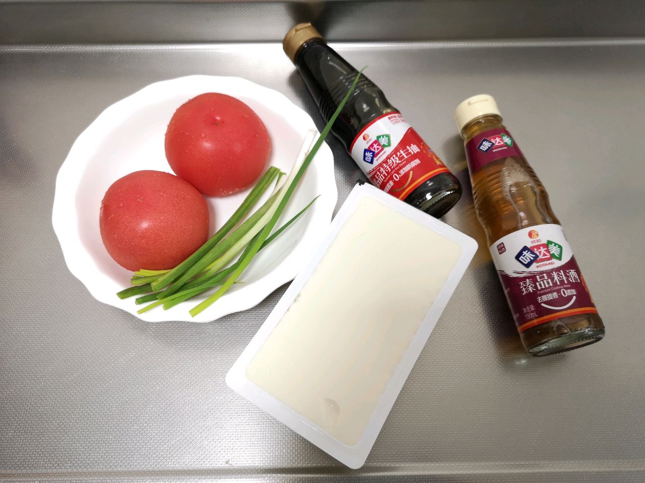简单素食~蕃茄豆腐
