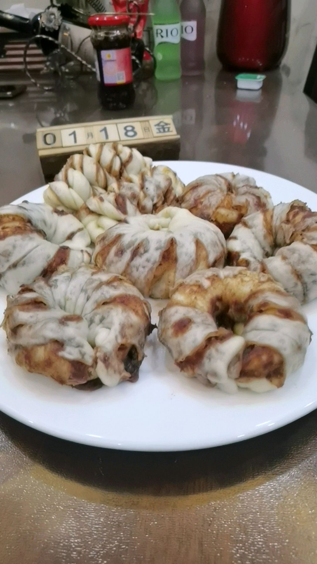 简单易做的—花样豆沙包