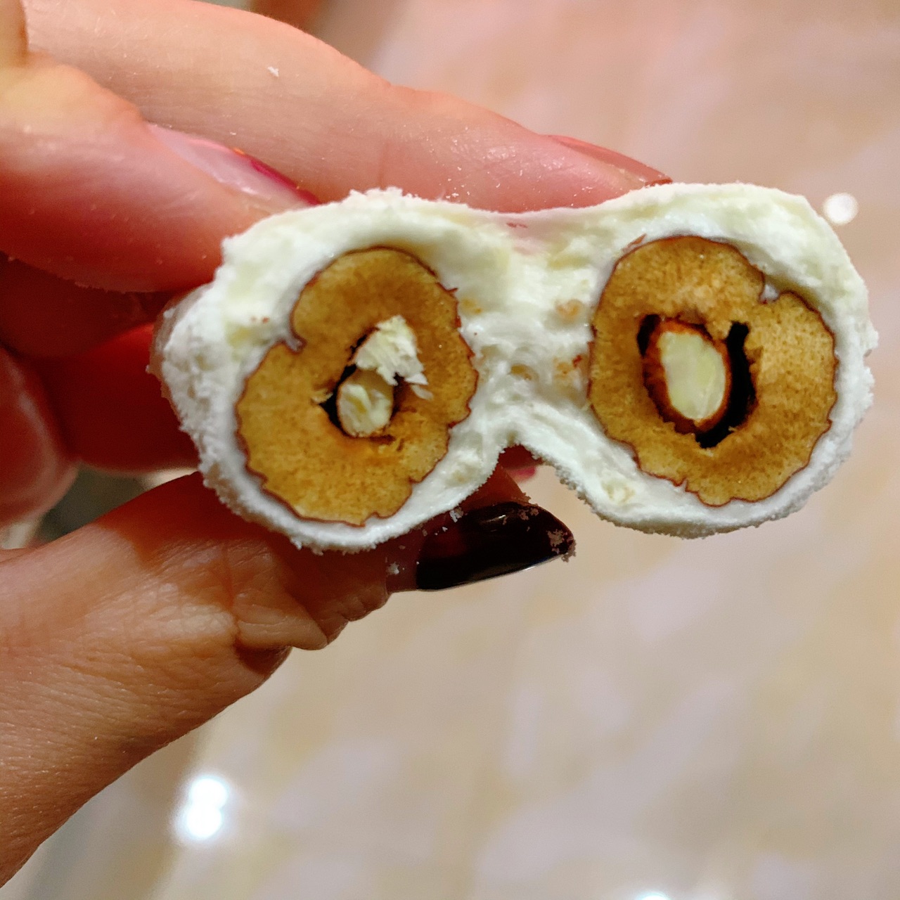 简单易做的网红杏仁奶枣～