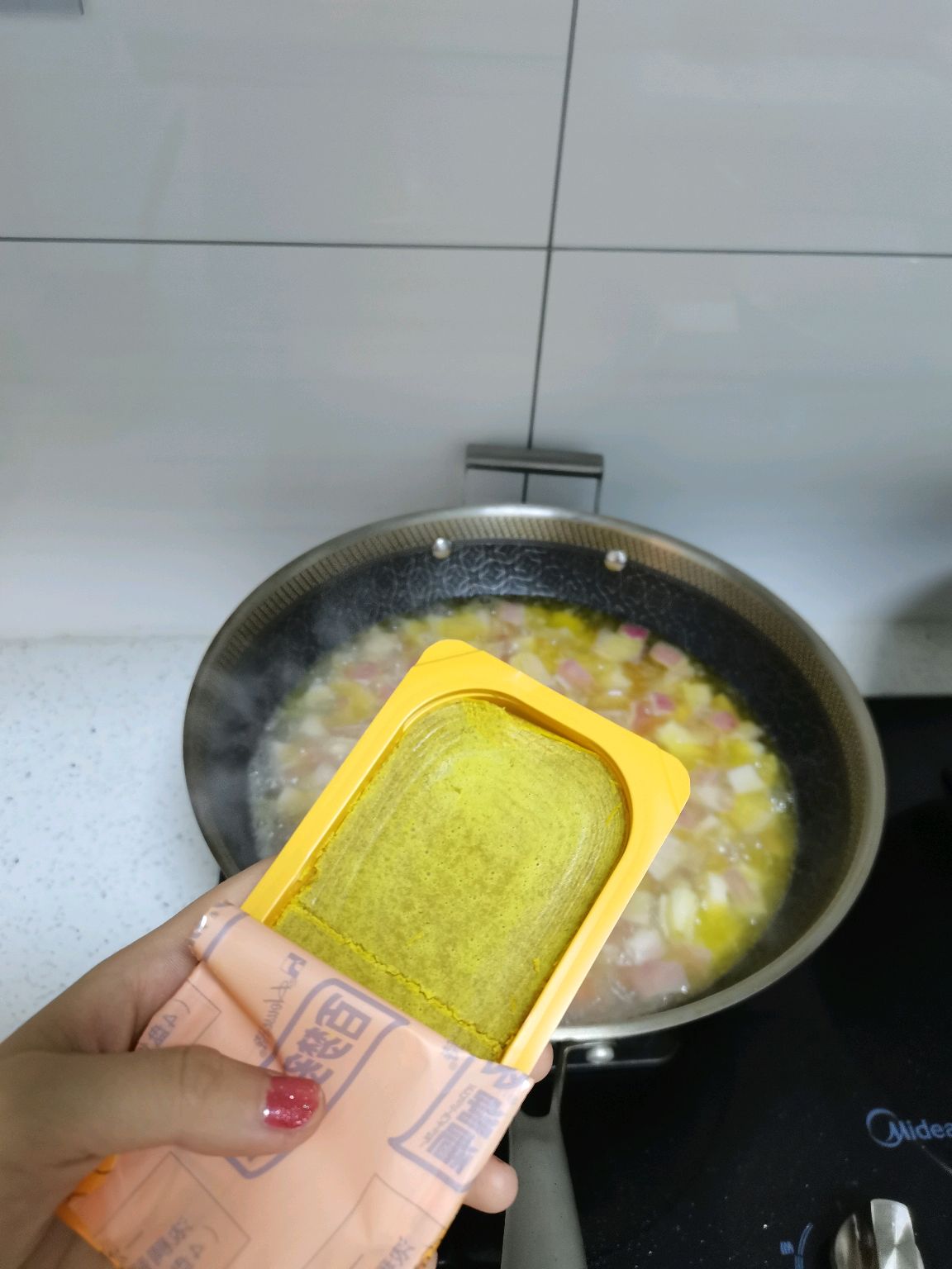 简单营养均衡咖喱饭