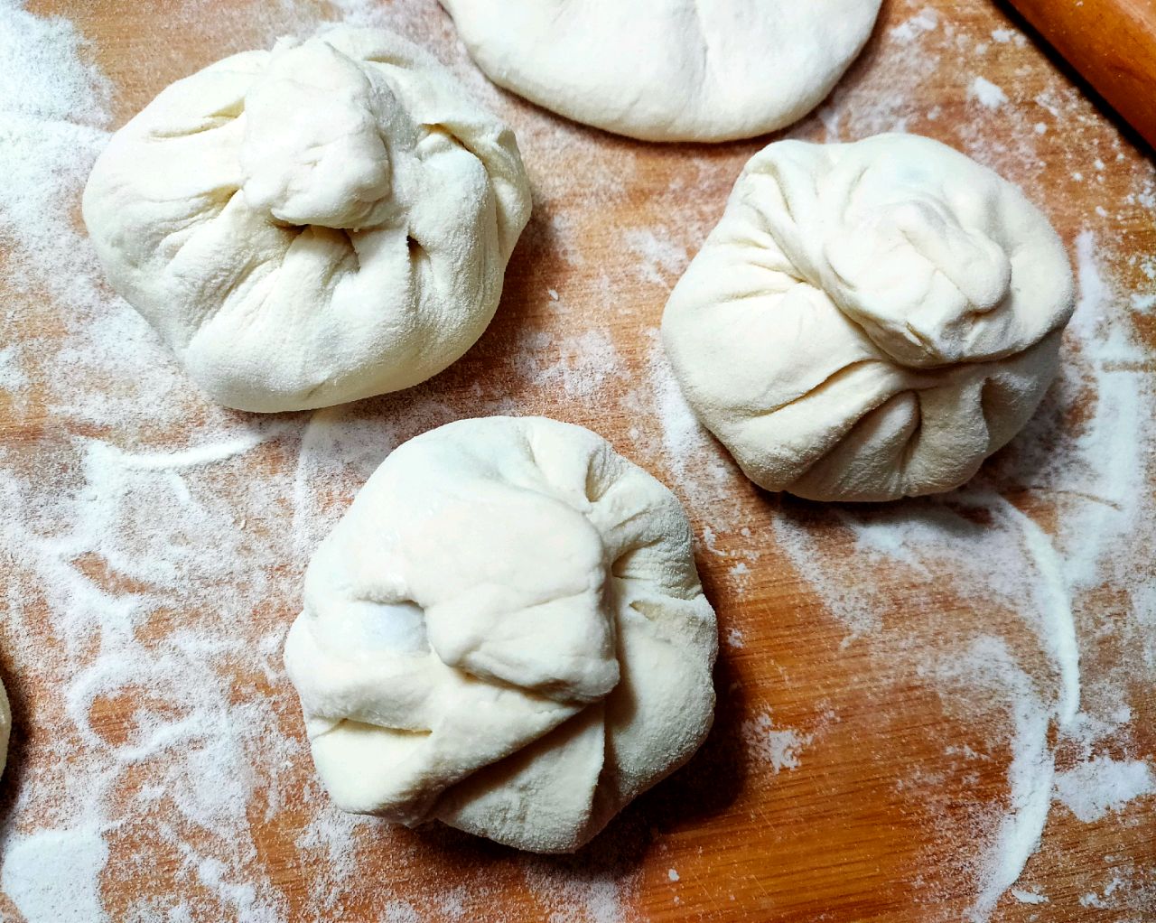 简单又好吃的发面肉火烧