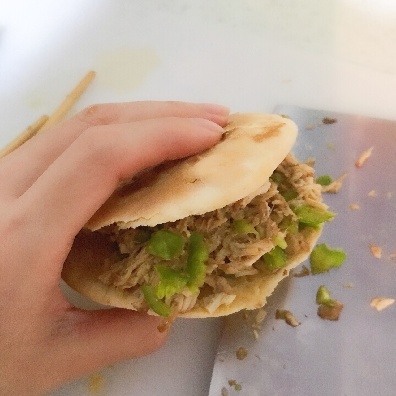 减肥版肉夹馍