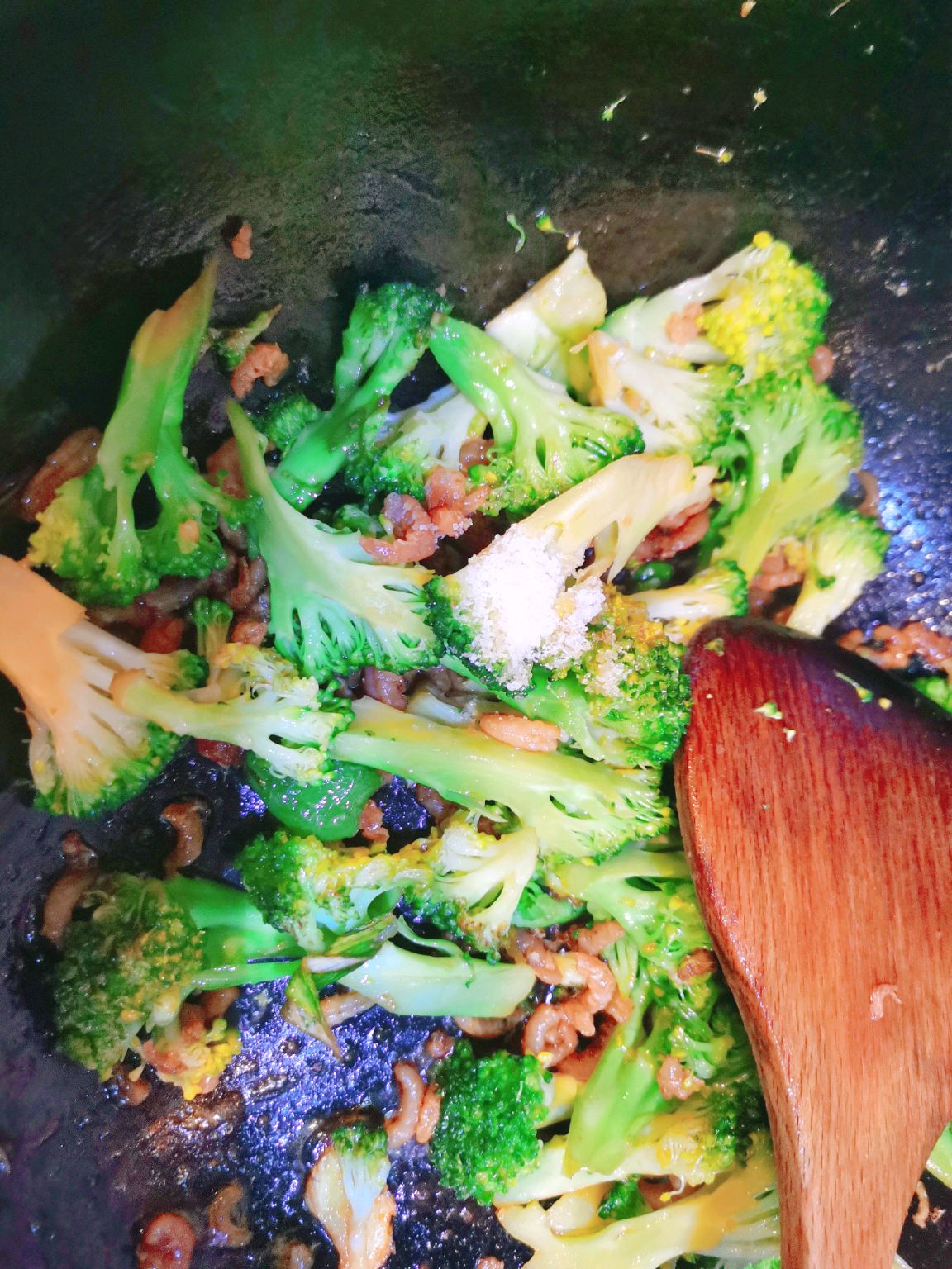 减肥餐：西兰花炒虾仁