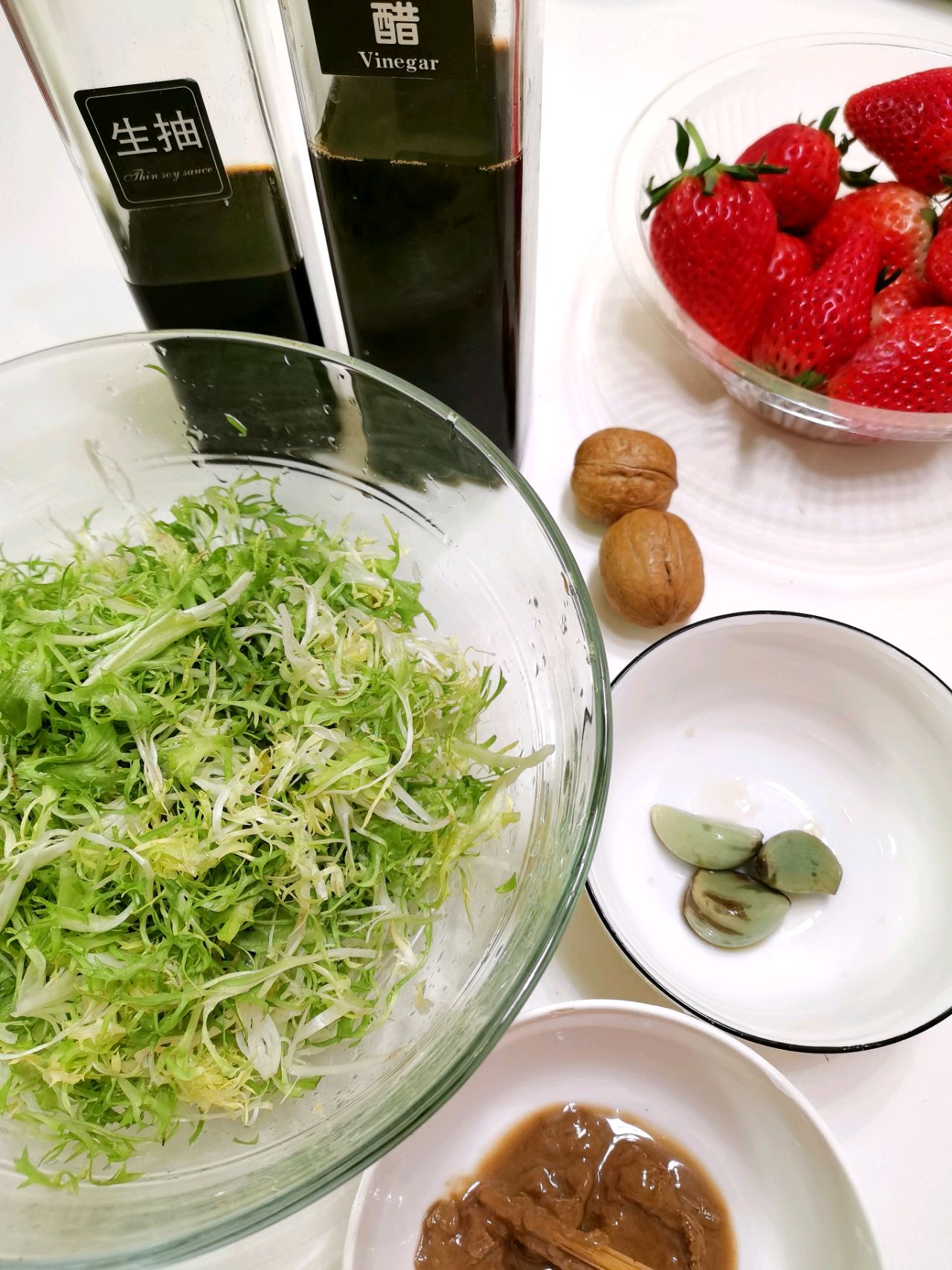 减肥瘦身的快手美食，凉拌苦菊