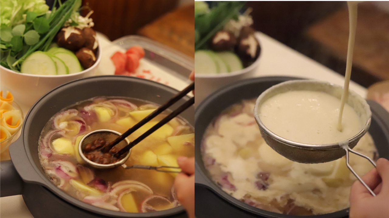 减肥增蛋白的火锅：冬日豆乳锅