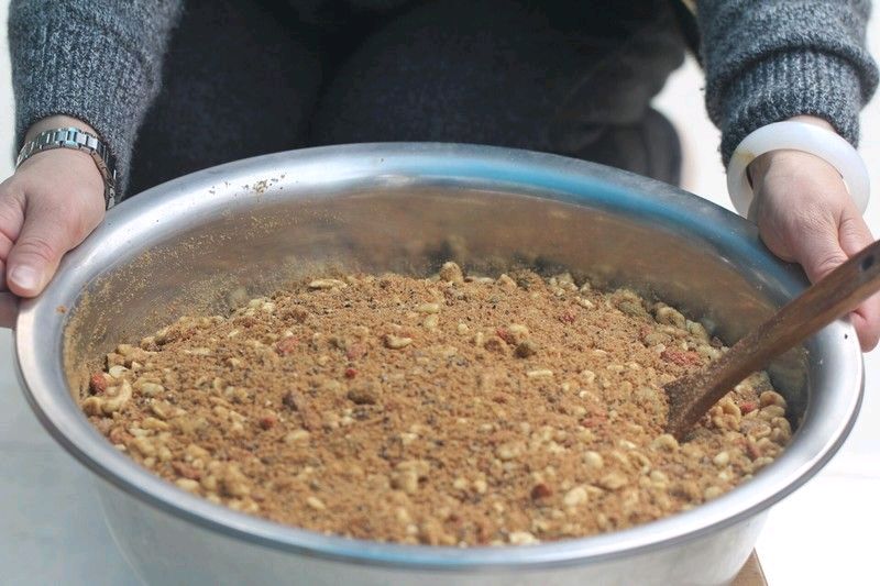坚果红糖姜母茶