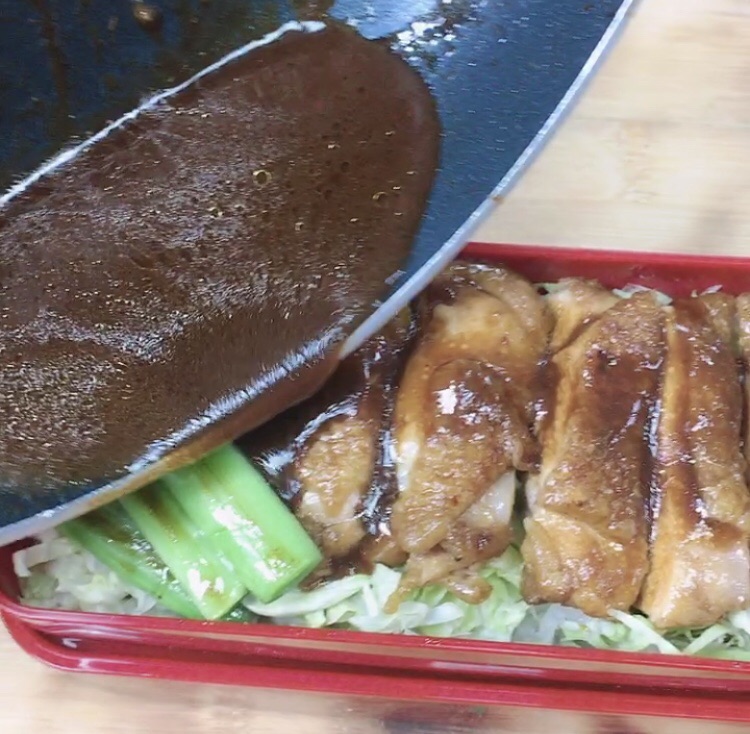 煎鸡腿便当