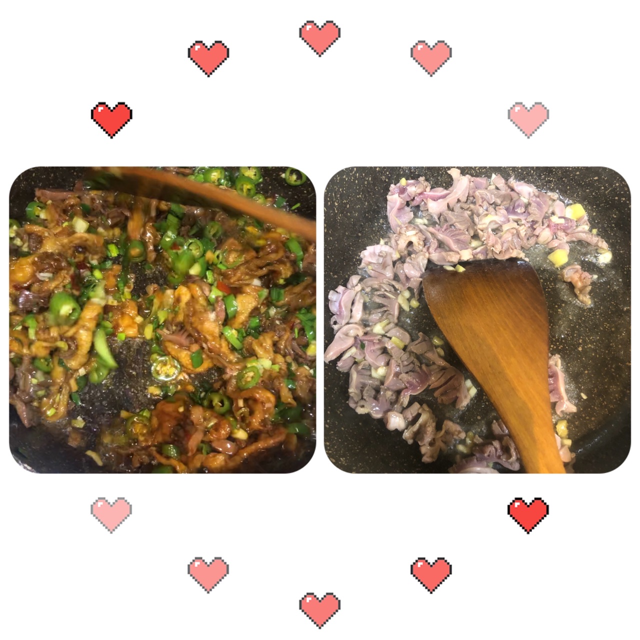 尖椒鸡胗千页豆腐