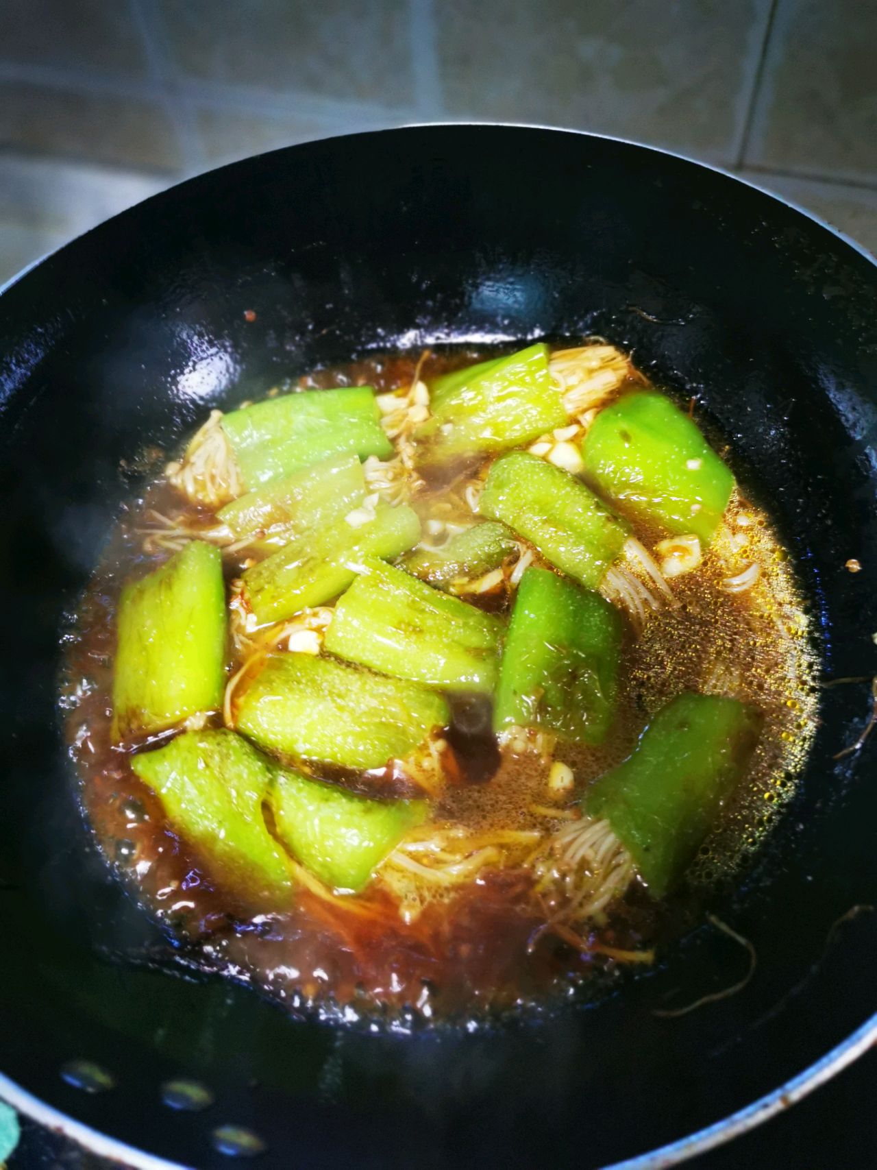 尖椒酿菇
