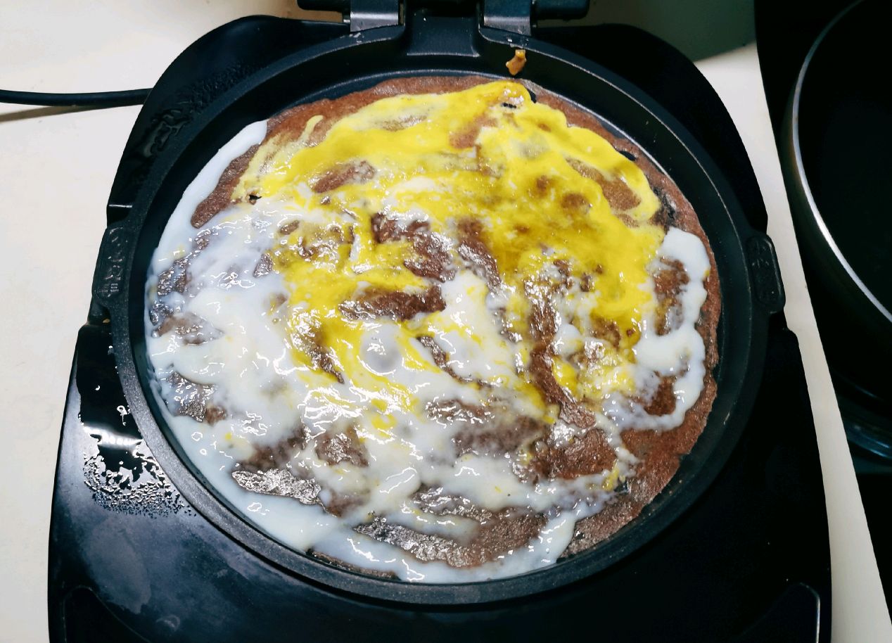 健康低脂的黑麦煎饼