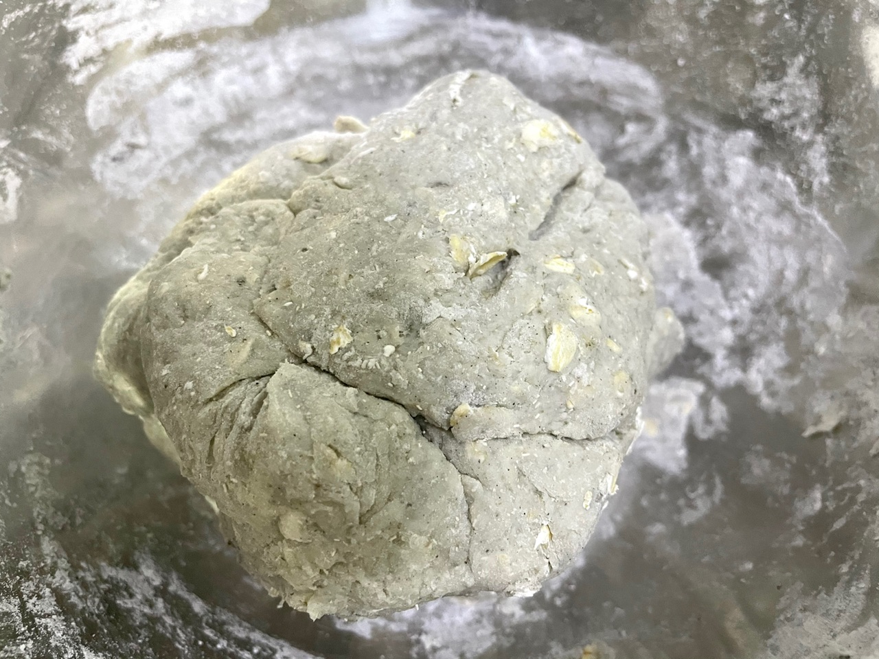 健康好吃的黑芝麻燕麦馒头