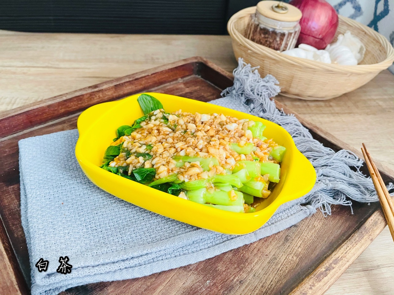 健康美味的耗油菜心