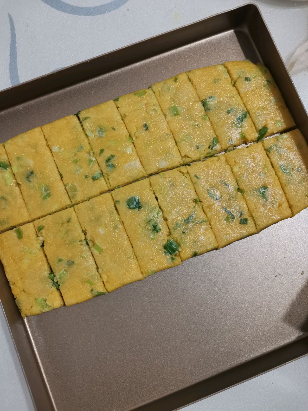 健康无糖玉米葱香饼干