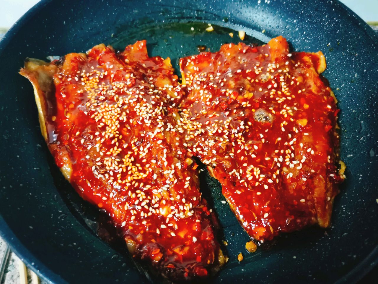 煎明太鱼