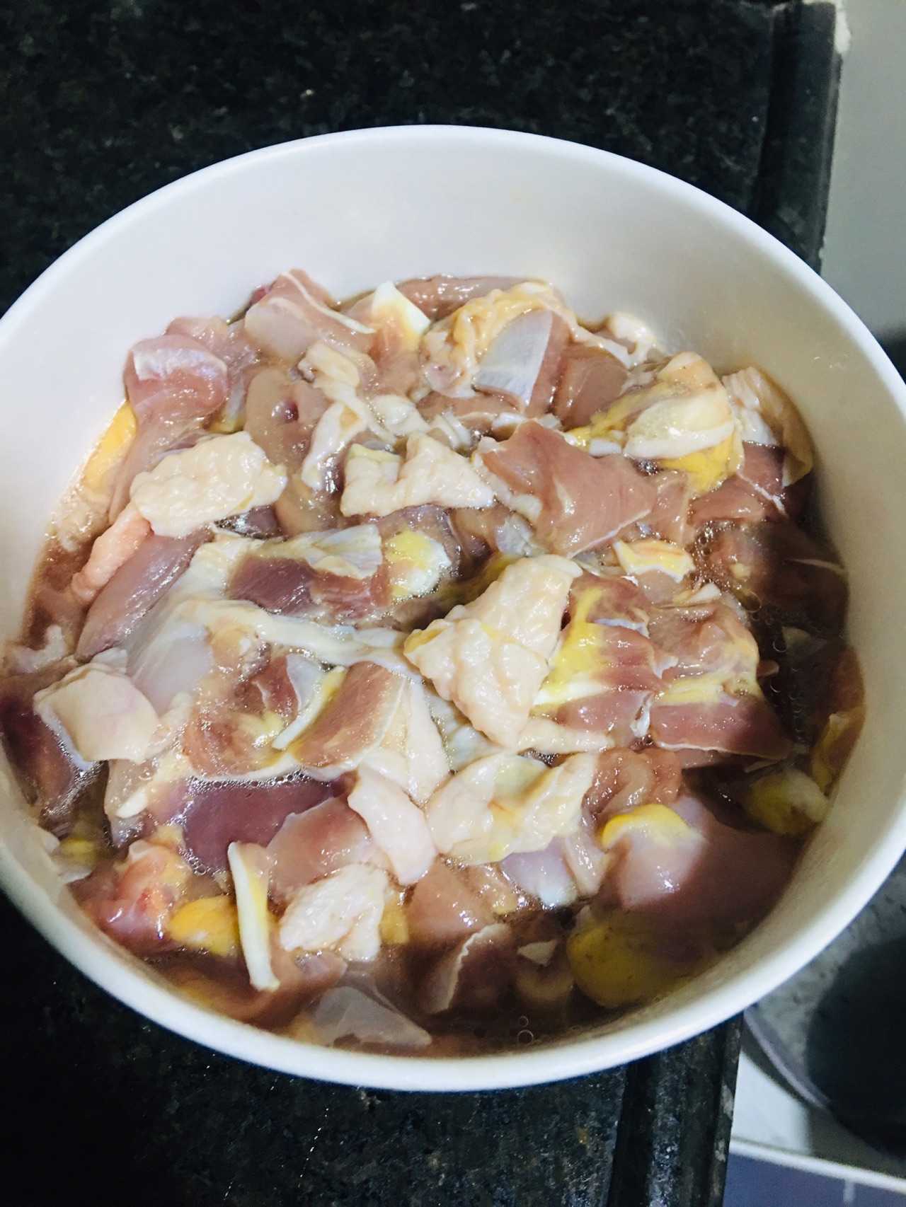 简易版的咖喱鸡肉盖饭
