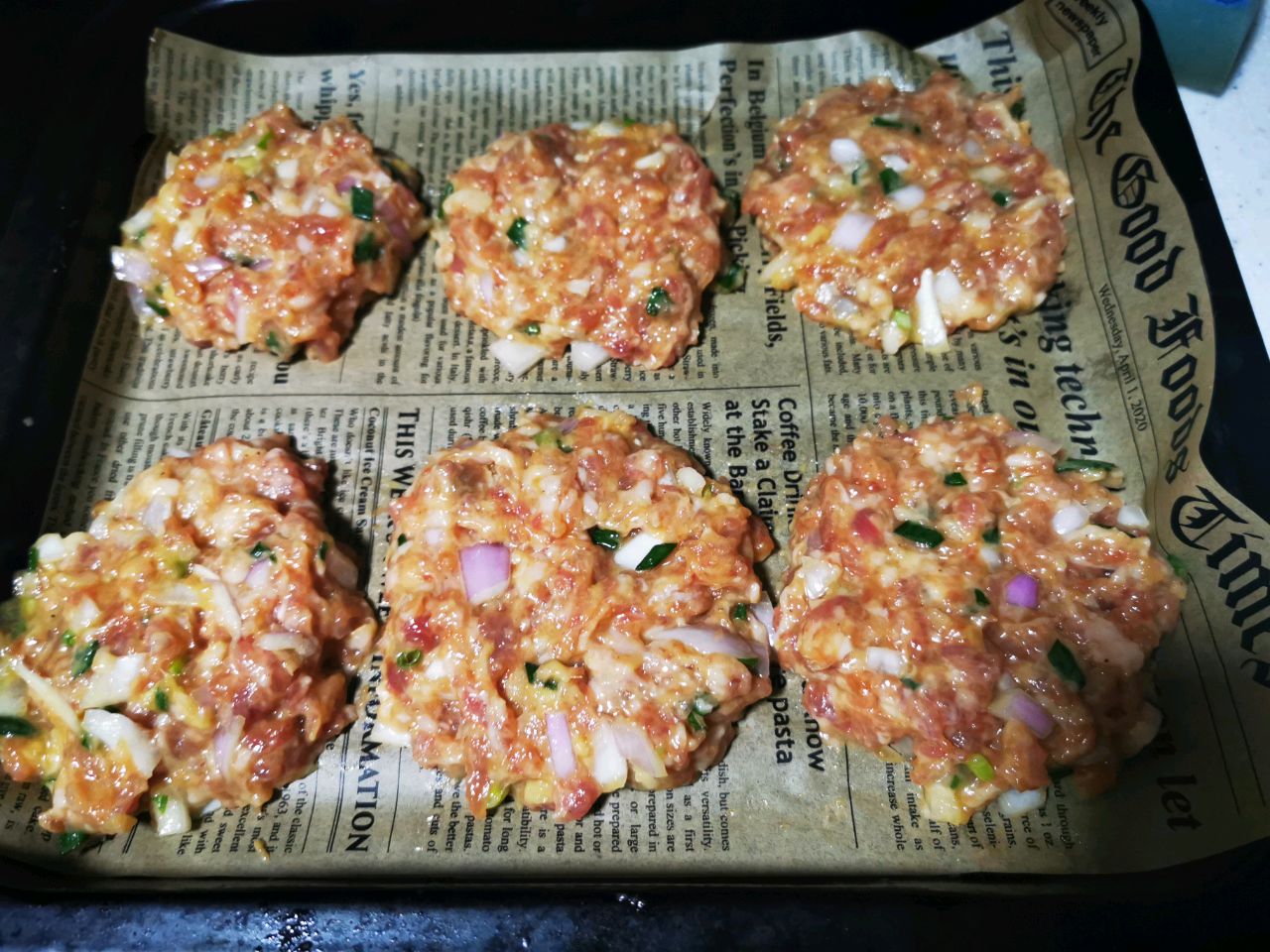简易版烤肉饼