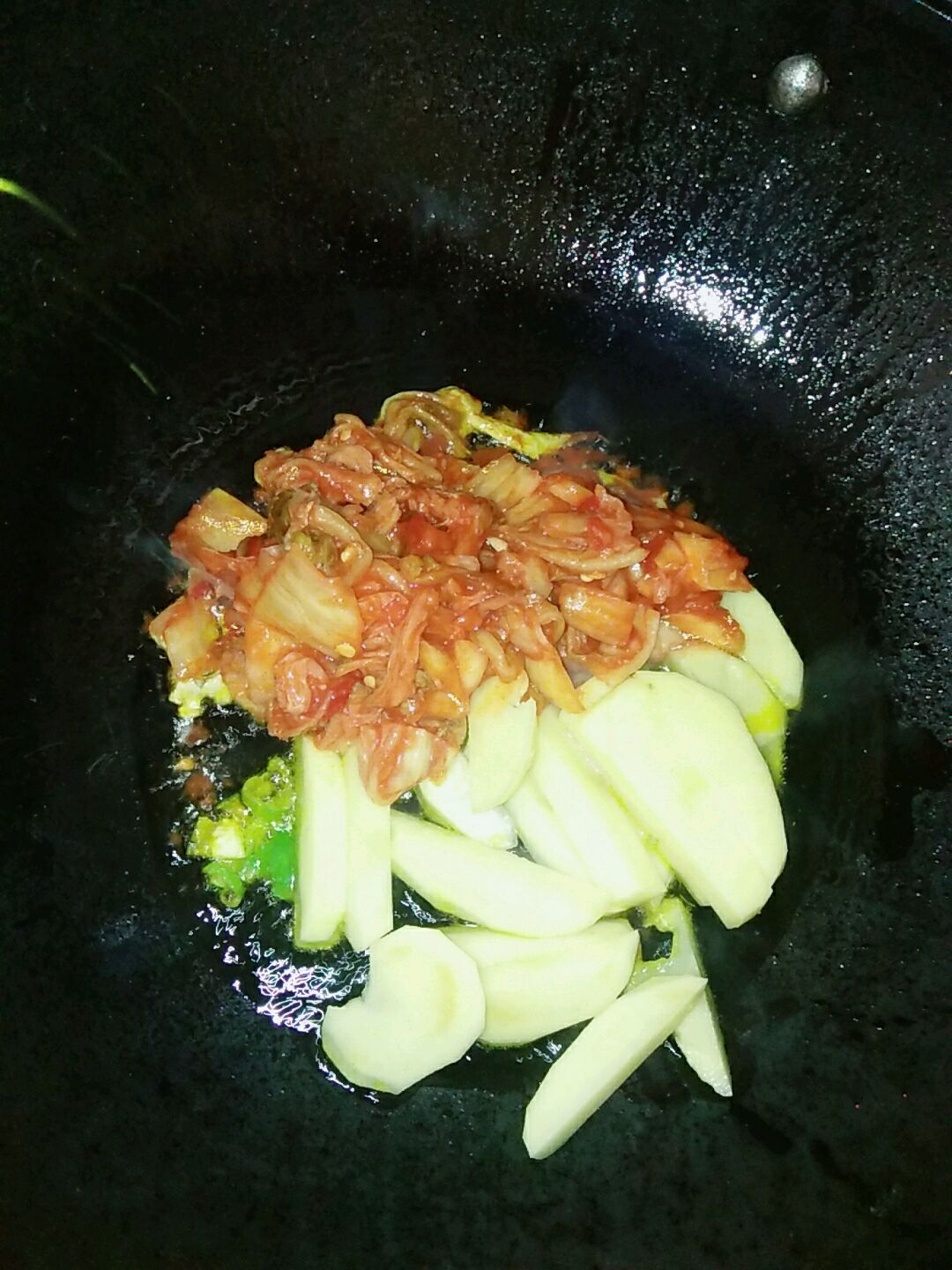 简易版辣白菜汤