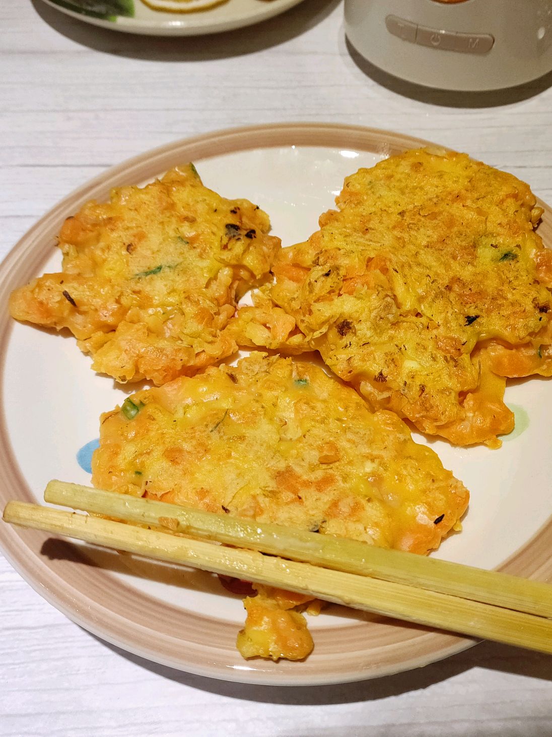 简易胡萝卜鸡蛋饼