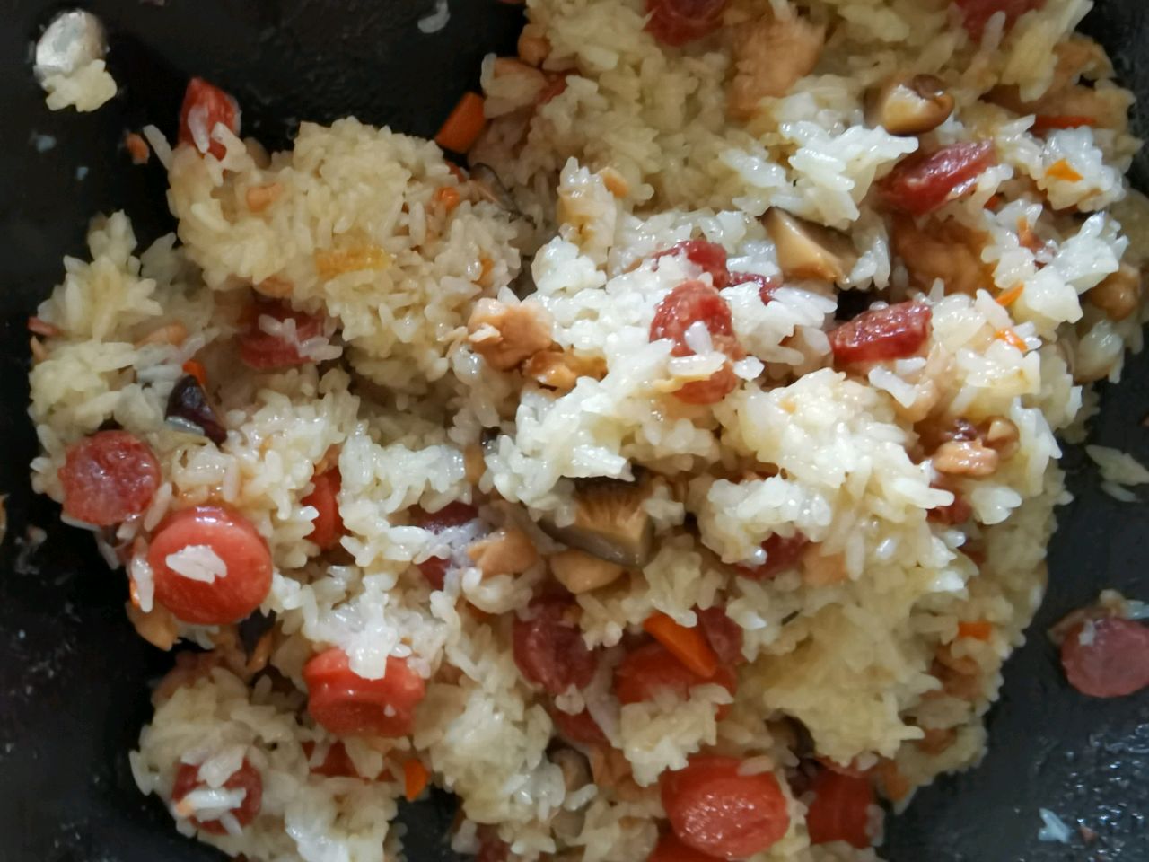 简易糯米鸡饭