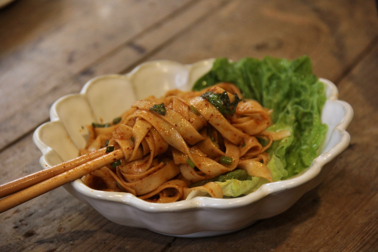 简易油泼面