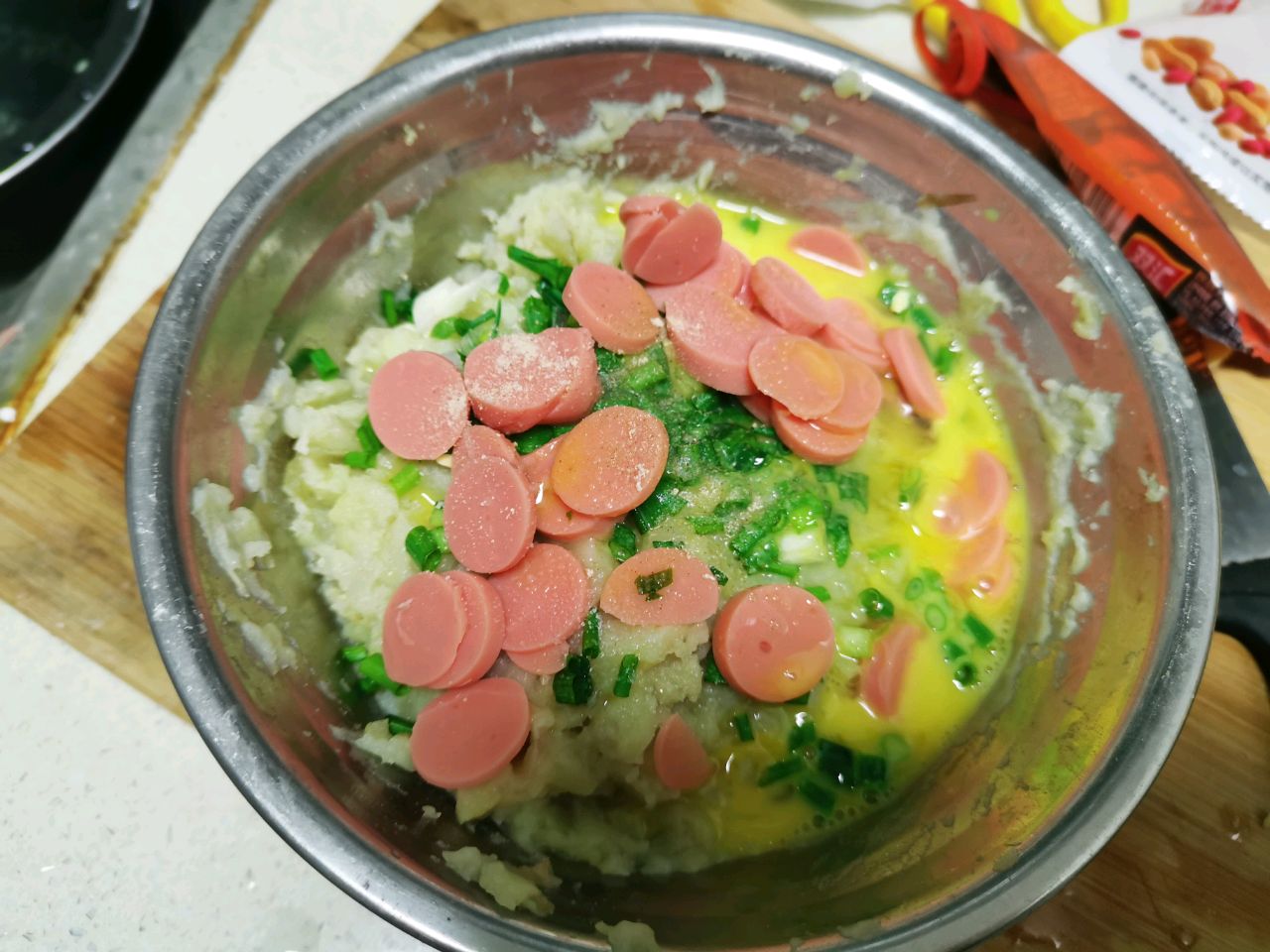 简易早餐—葱香土豆饼