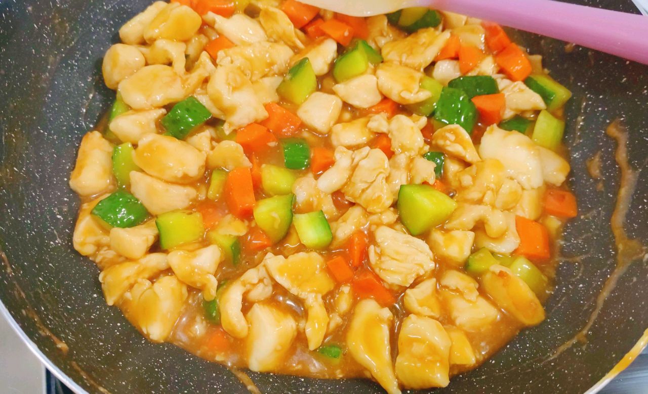 减脂版宫保鸡丁
