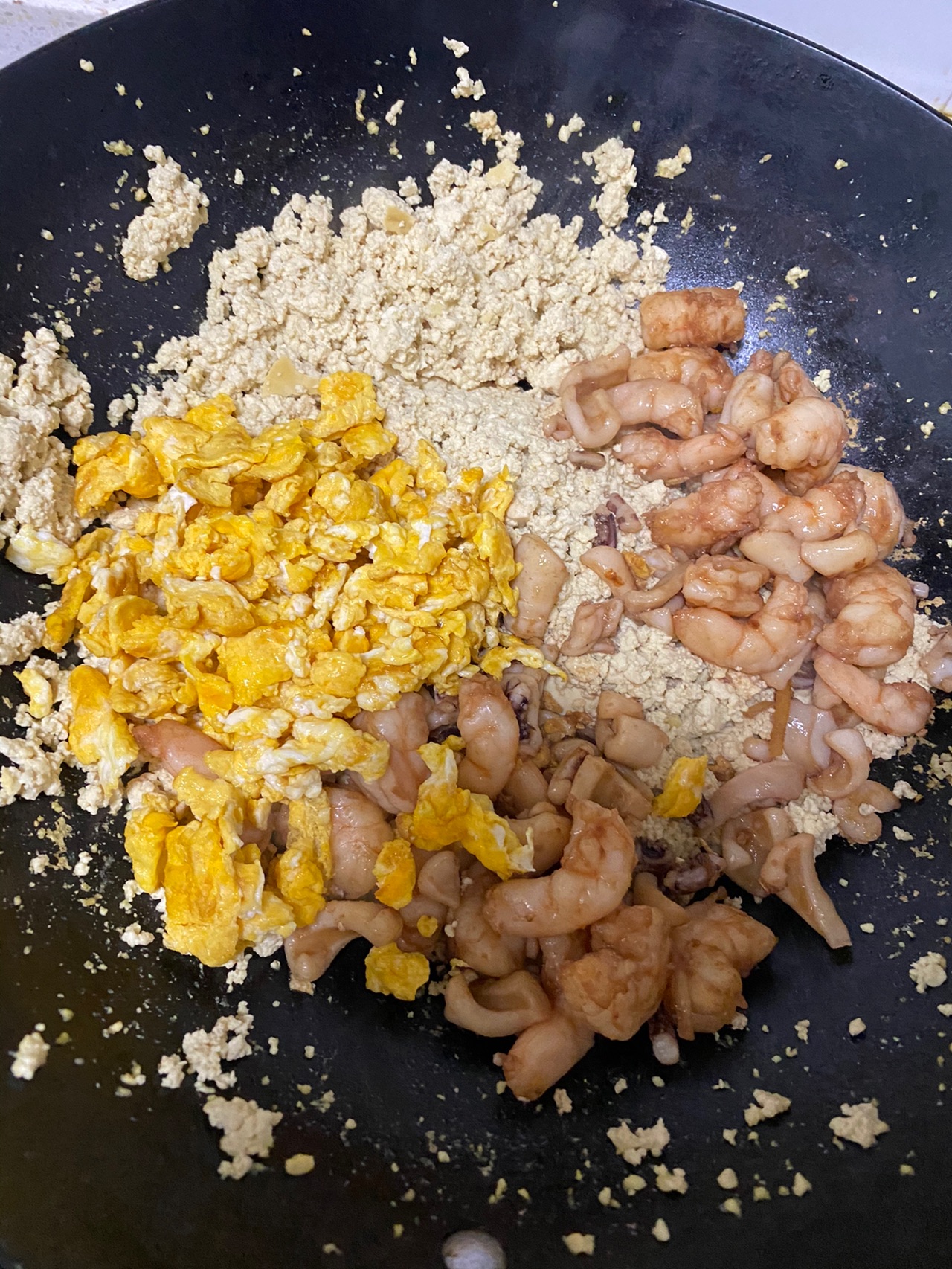 减脂版海鲜炒饭