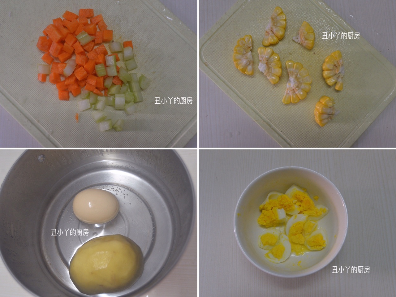 减脂餐｜土豆泥沙拉 无盐无油
