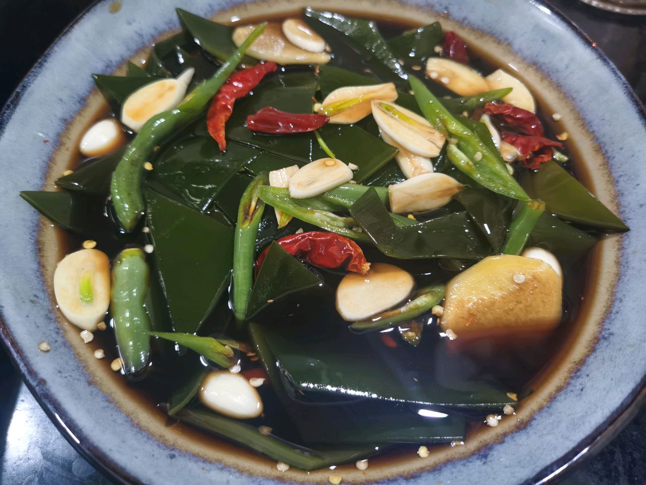 减脂的醋泡海带～