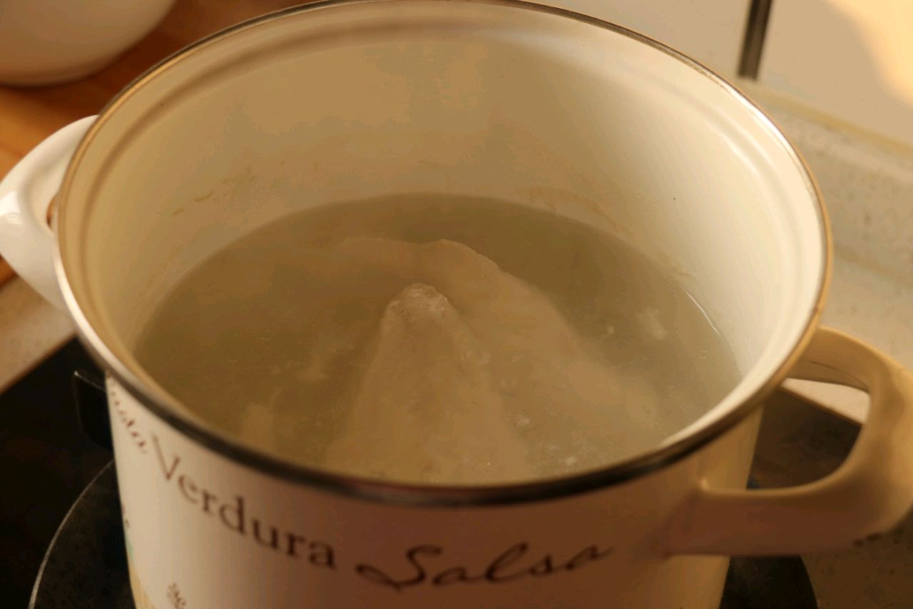 减脂鸡丝荞麦豆浆拌面